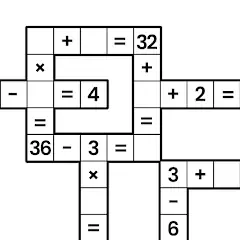 Math Crossword Number Game, Number Puzzle